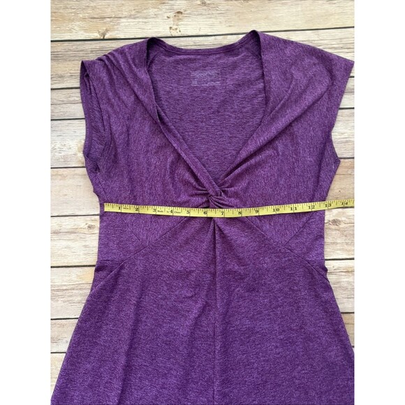 Patagonia Dress Women XS Purple Bandha Sleeveless V Neck Comfort Hiking - Picture 4 of 8